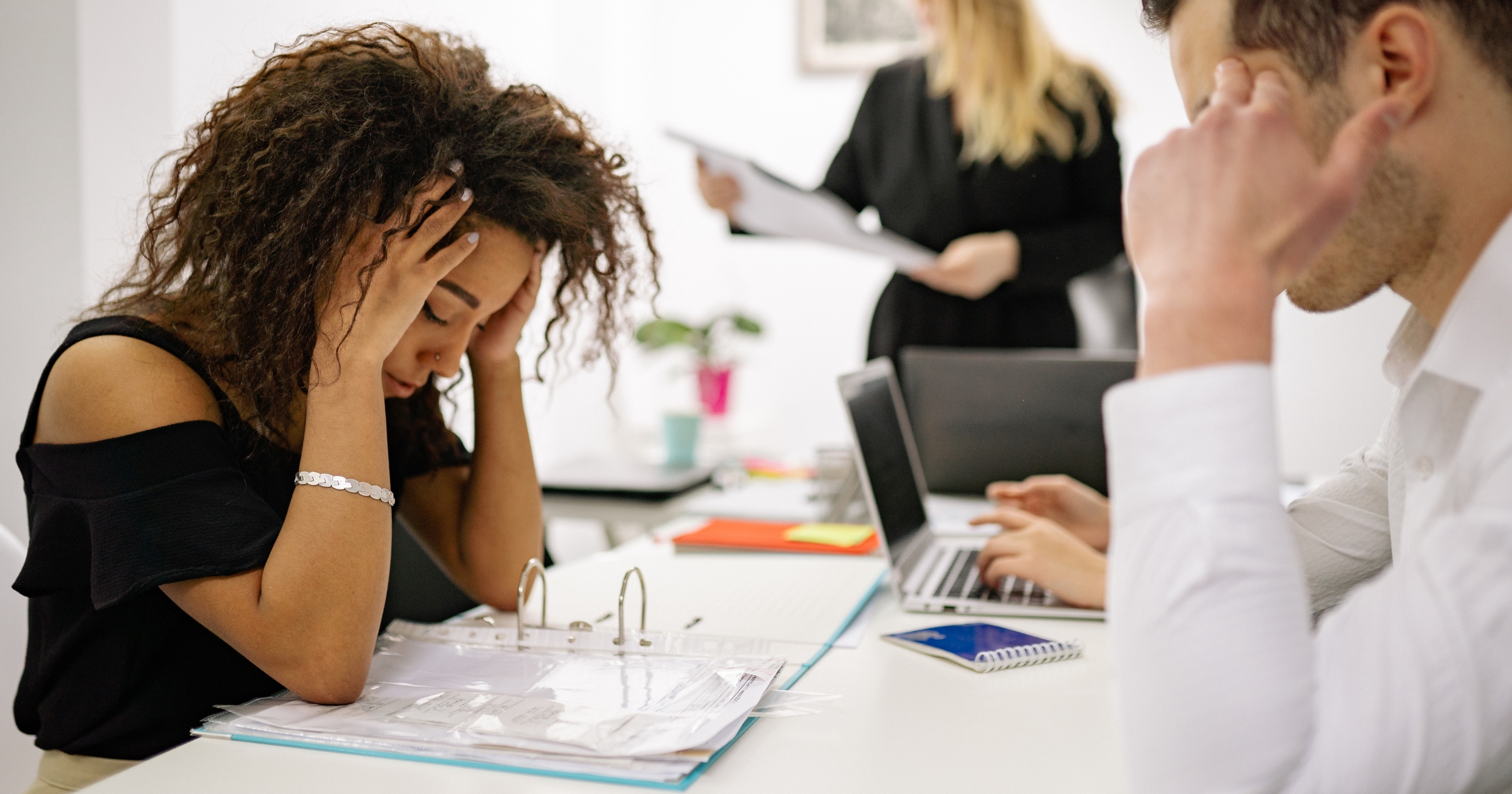 Administrative Überlastung im Büro